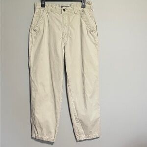 Perry Ellis Tan Cotton Khaki Pants Size 32X28